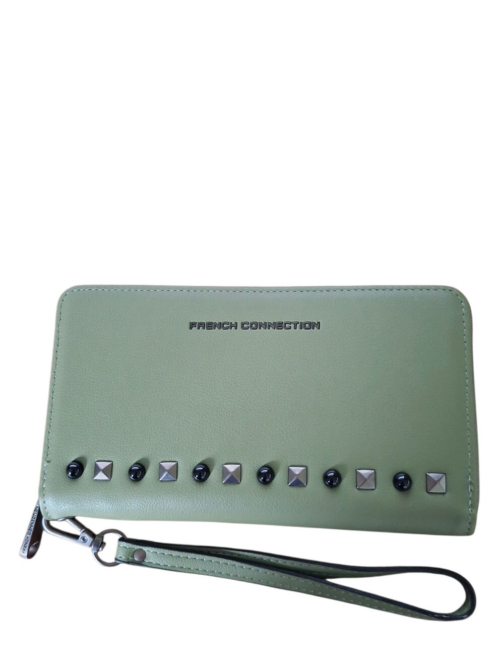 French Connection Sage Green Wallet Wristlet